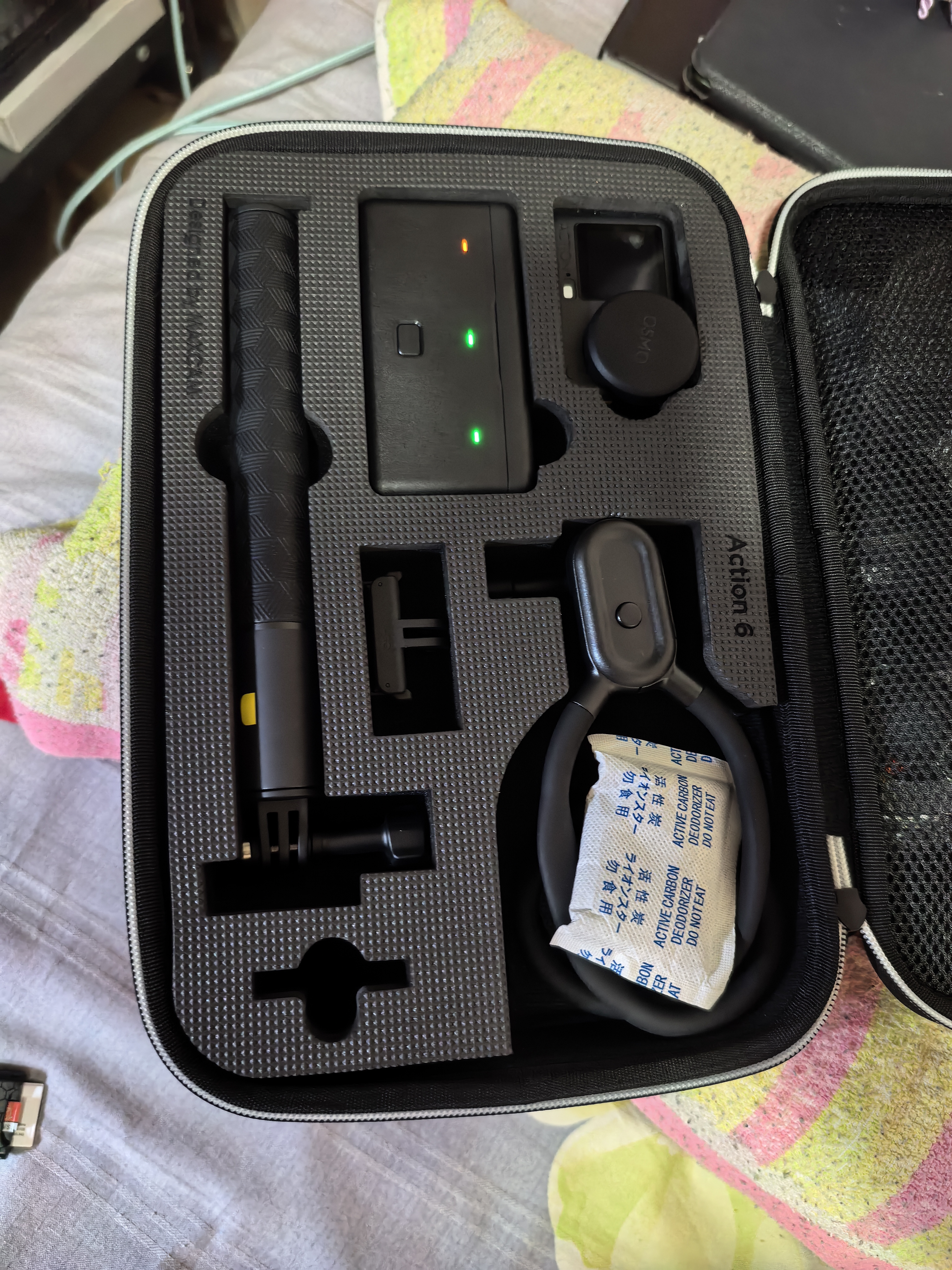 MAXCAM麦思卡姆 适用于DJI大疆运动相机Osmo Action 6配件收纳包保护壳便携防震大包硬壳防摔抗压防溅水 实拍图