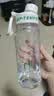 希乐（cille）儿童水杯大容量运动男女夏季tritan刻度塑料杯子雪球白860ml 实拍图