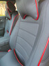 思域座套全包 08-2023款本田十代十一代思域坐垫四季通用座垫八九11代汽车专用真皮座椅套冬季夏季 全车座套360全包围专车定制【黑色红边豪华款】 新款老款东风思域内饰23/2022/21/19年款 实拍图