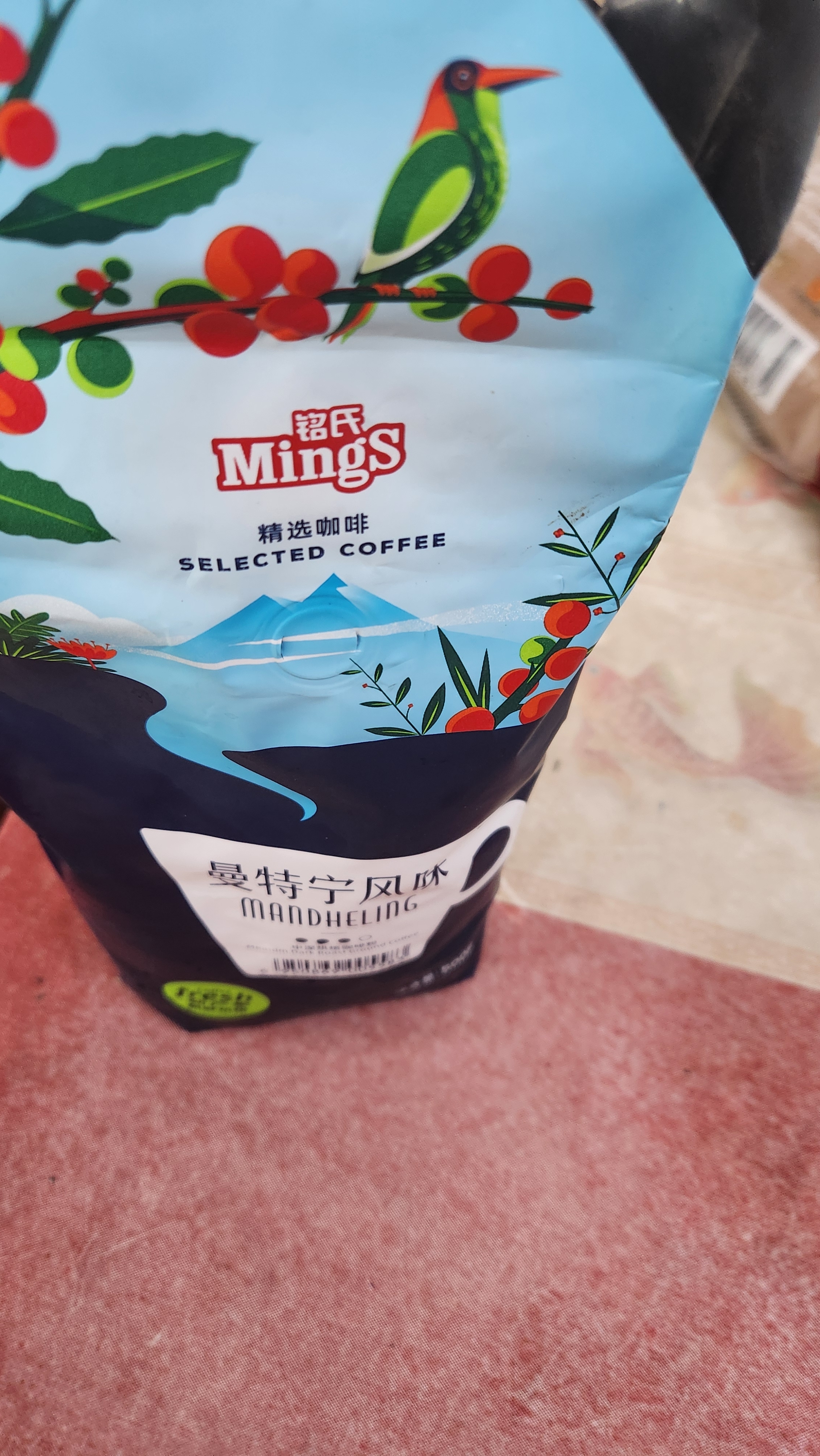 铭氏（Ming's）曼特宁咖啡粉 低酸香甜阿拉比卡豆研磨黑咖啡500g 咖啡豆中深烘焙 实拍图