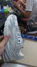 adidas JENNIE同款贝果鞋ASTIR厚底增高老爹鞋阿迪达斯三叶草   白/灰（推荐脚型偏宽偏高选大半码）   41 实拍图