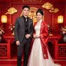 杰逊斯西服套装男韩版修身商务正装男士休闲西装外套新郎结婚礼服三件套 深灰色（西装+裤子） XL （建议125-140斤） 实拍图