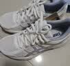 亚瑟士ASICS女鞋舒适透气跑步鞋缓震回弹跑鞋运动鞋 GEL-CONTEND 4 白色/银色 36 实拍图