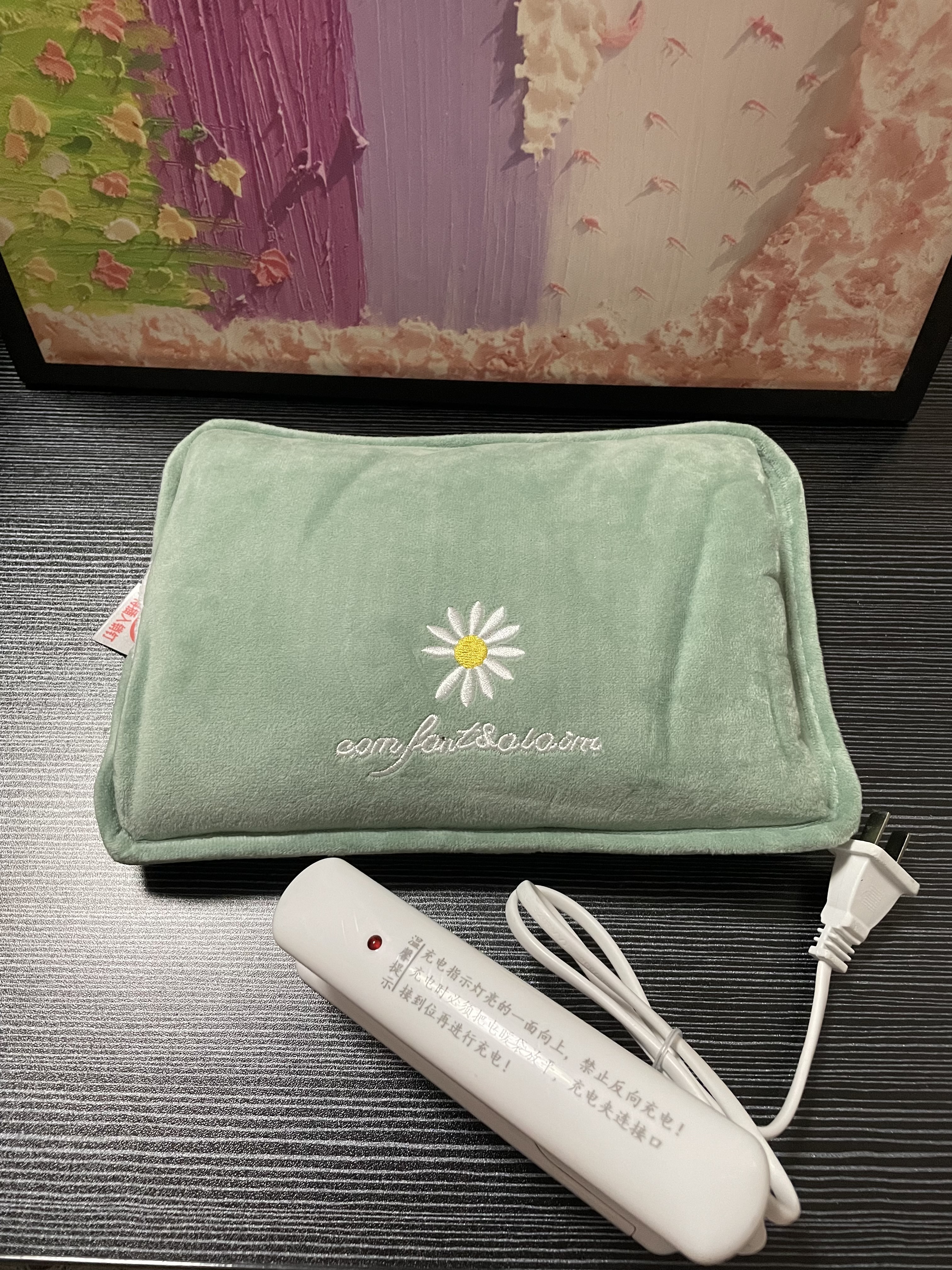 赛亿 SHINEE热水袋充电暖手宝暖水袋暖宝宝双插手防爆加厚暖脚暖肚子热敷神器 实拍图