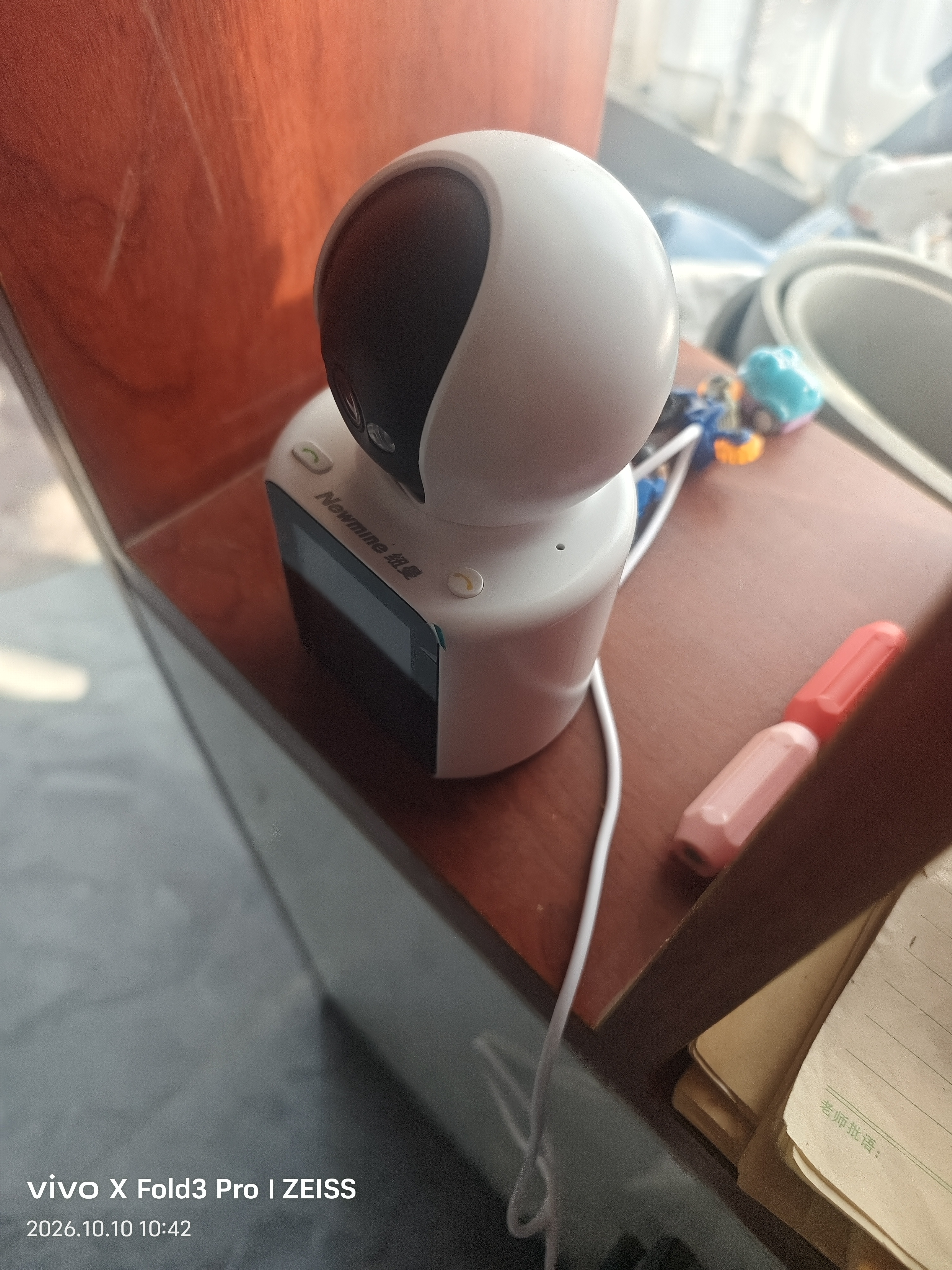 纽曼无线AI摄像头家用室内家庭高清800万像素双向视频通话手机远程监控器360度无死角带夜视全景语音 实拍图