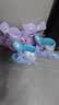 迪士尼（Disney）轮滑鞋儿童3-6-12岁全闪光初学套装溜冰鞋女童旱冰鞋直排滑轮鞋 实拍图