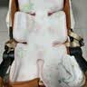 babycare自然凉选车席透气宝宝专用手推车坐垫通用席子薄荷冰柠38×70CM 实拍图