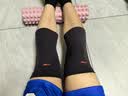 李宁护膝运动保暖男女士跑徒步半月板防损伤关节炎髌骨登山篮羽毛专用 实拍图