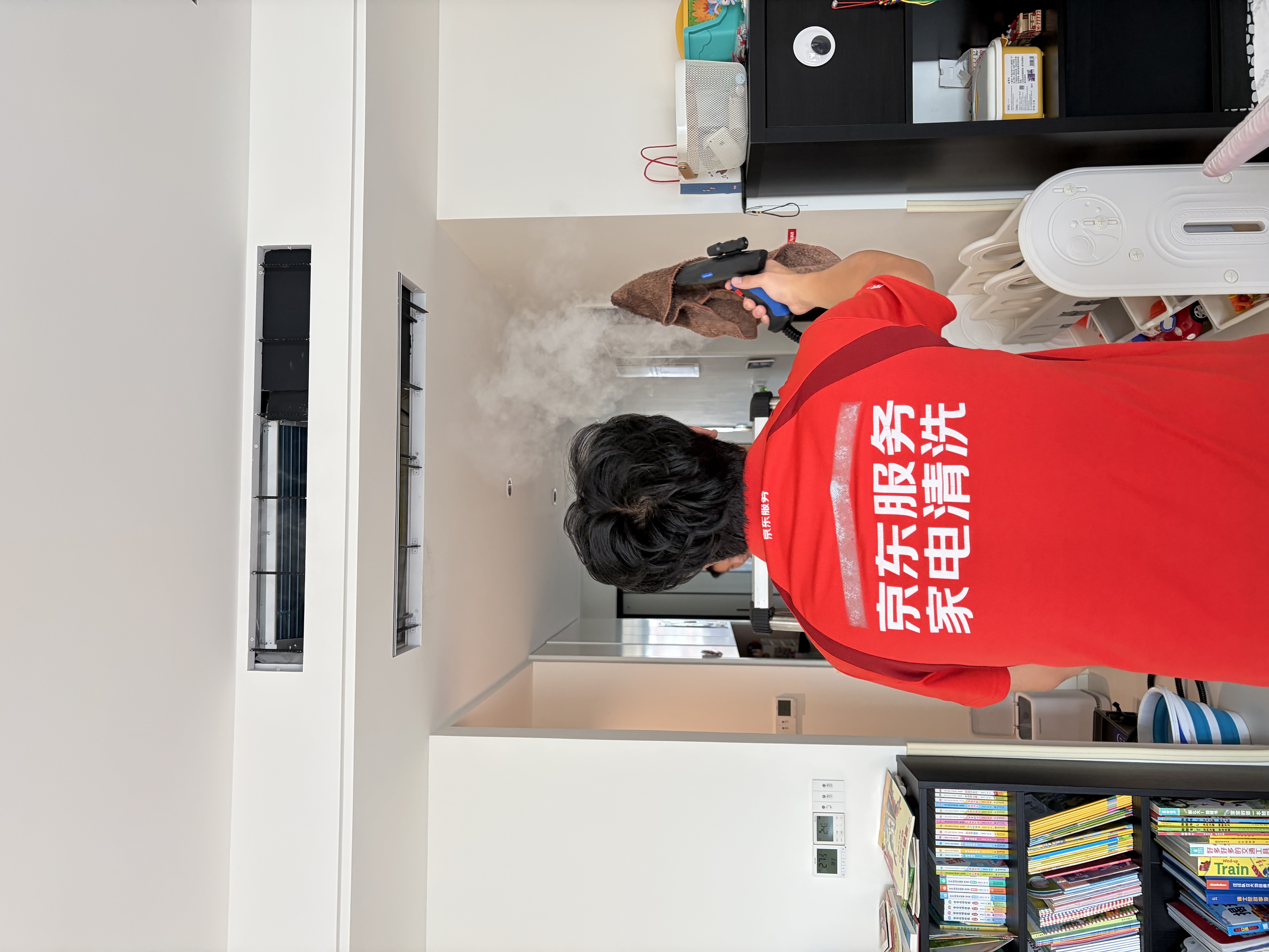 京东家政清洗 中央空调3组全拆洗（进+出风口）家电清洗上门服务 实拍图