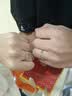 中国黄金连理枝银戒指情侣对戒女轻奢高级感生日礼物送女友老婆结婚纪念日 【今/次日达】永不分离925银连理枝情侣戒指-托帕石 实拍图