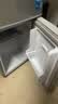 志高（CHIGO）小冰箱迷你小型家用冷藏冷冻两用宿舍出租房用双门办公室电冰箱节能省电 【店长推荐】108银色【全国联保丨节能省电】 实拍图