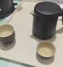 几物森林茶具套装旅行茶具快客杯户外单人便携式功夫茶具陶瓷茶杯送礼6件 实拍图