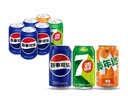 百事可乐Pepsi 可乐*4+7喜*1+美年达*1 碳酸饮料 汽水330ml*6 混合装 实拍图