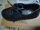 骆驼（CAMEL）牛皮革轻盈舒适商务休闲男士皮鞋 G13S297044 黑色 42 实拍图