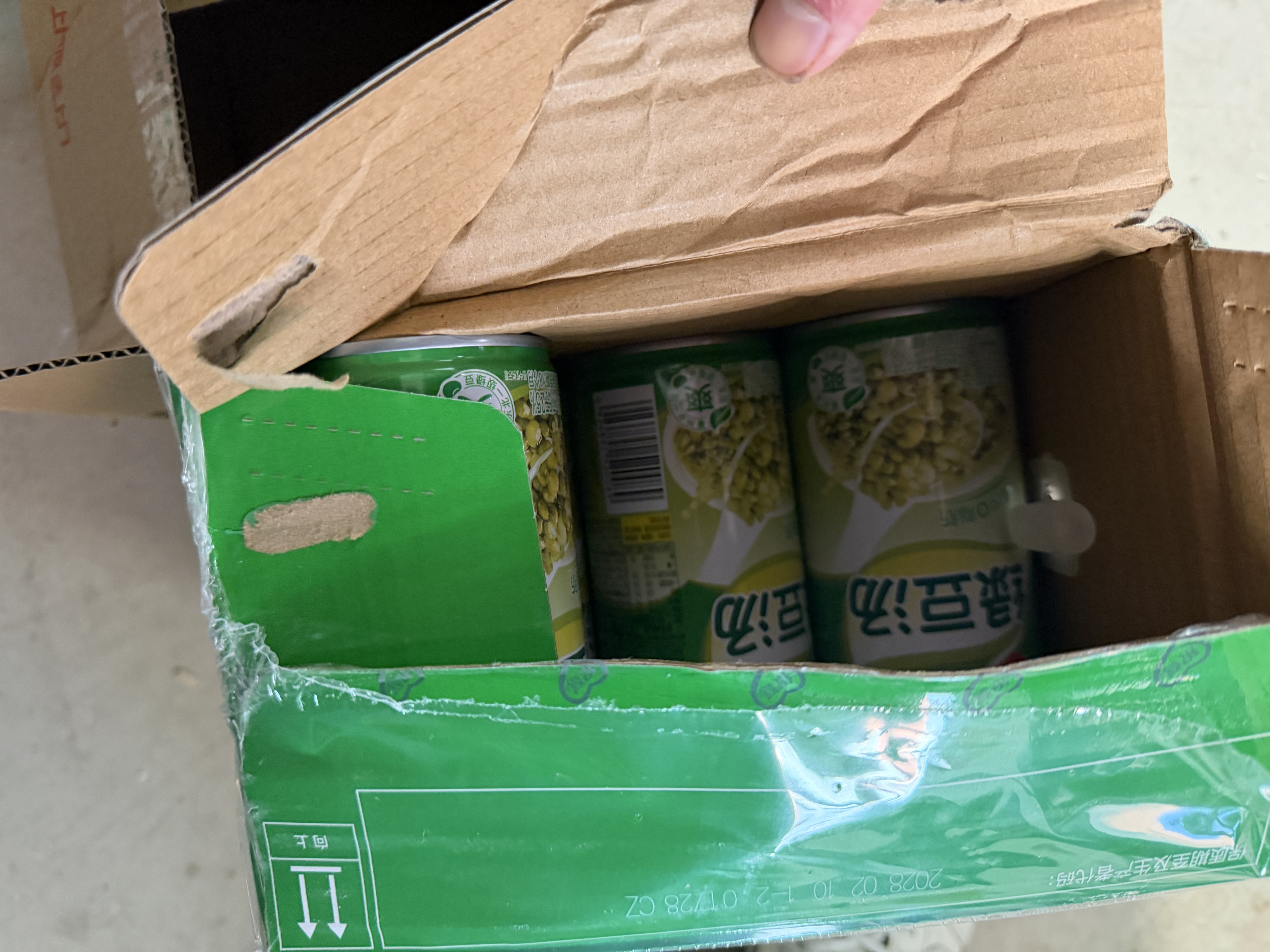 银鹭绿豆汤370g*12罐 整箱粥礼盒装  实拍图