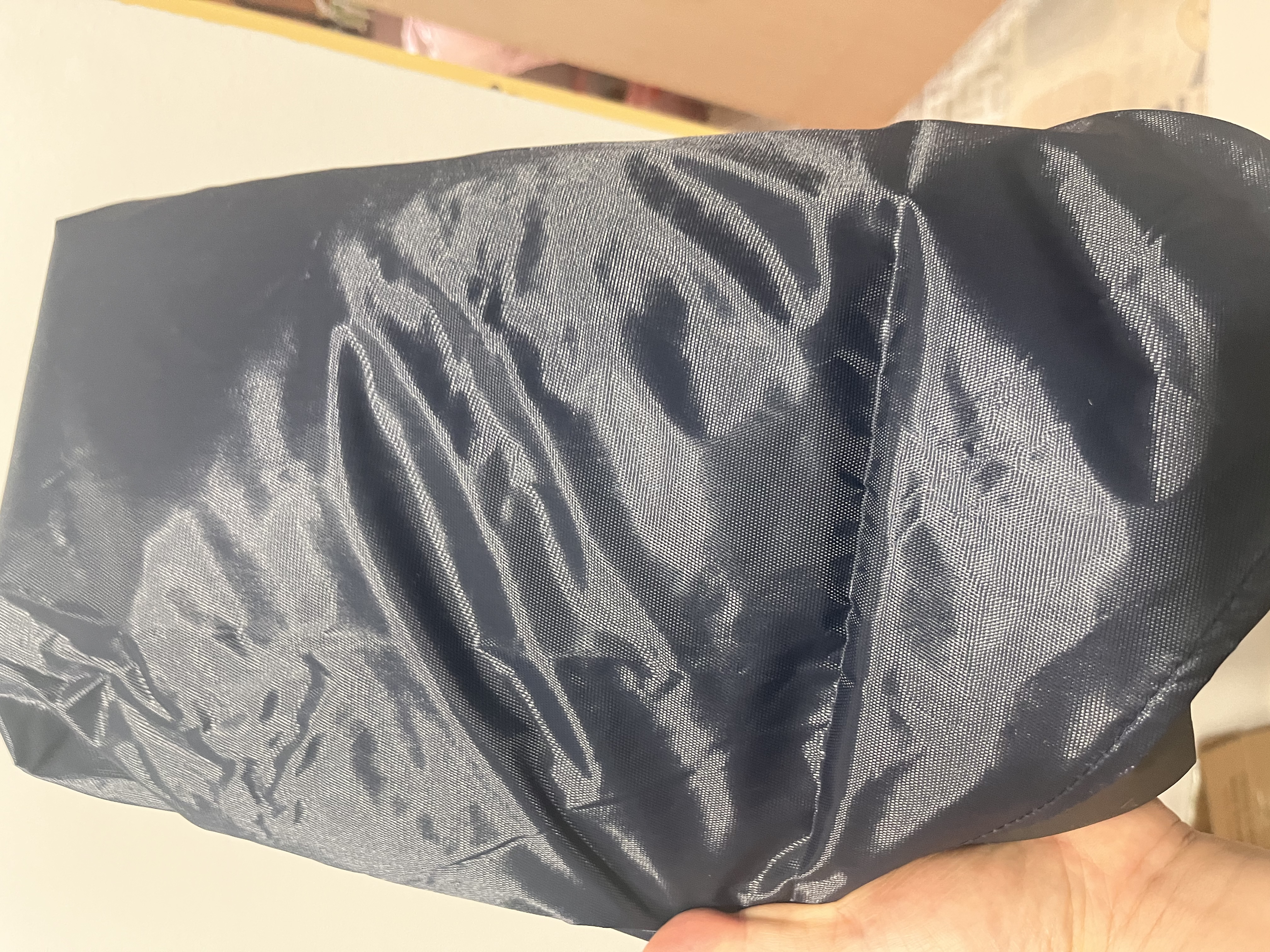 雨航（YUHANG）电动车雨衣电动车专用电瓶车雨披带镜套藏青色3XL 实拍图