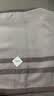 金号纯棉加厚加大枕巾吸汗透气亲肤枕头巾棕色1条 80*50cm 170g 实拍图
