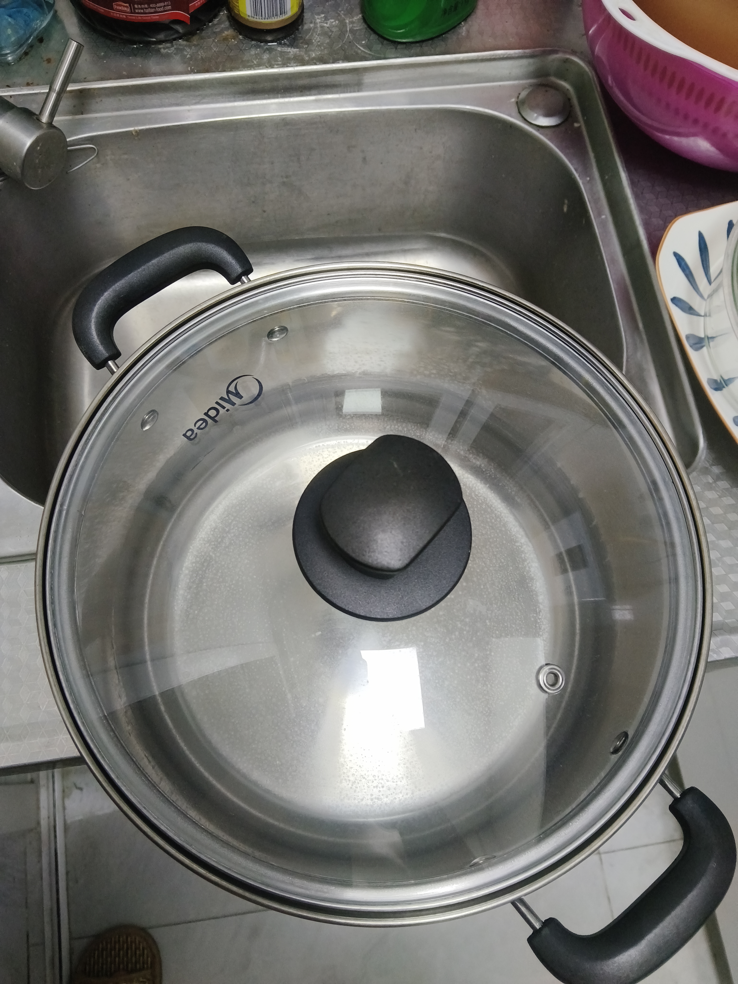美的（Midea）蒸锅304不锈钢蒸煮两用汤锅馒头包子家庭用蒸笼锅蒸一体多功能 实拍图