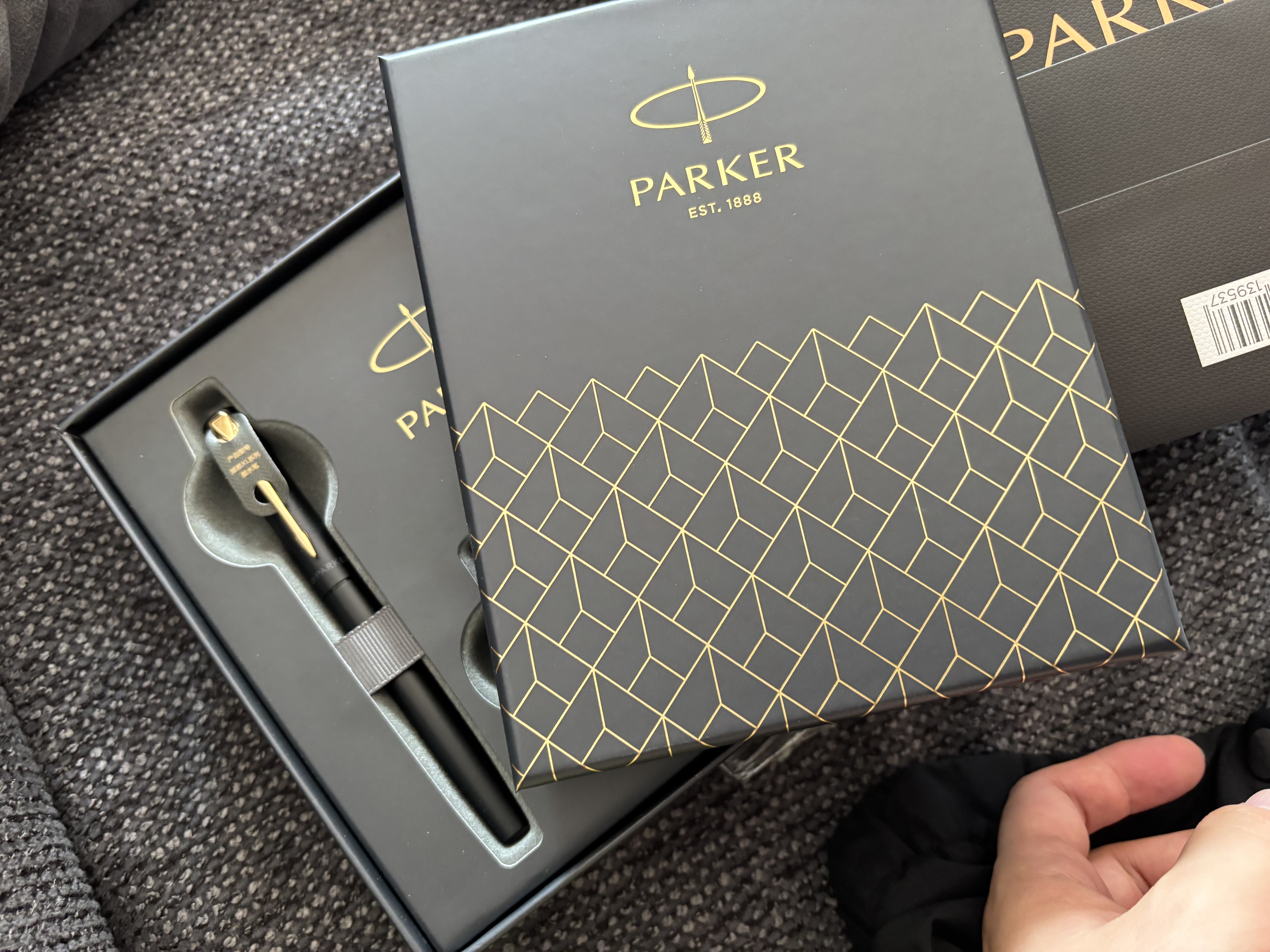 派克（PARKER）钢笔签字笔办公自用送礼威雅XL经典黑金夹墨水笔+小墨水礼盒男生女生礼物白条优惠 实拍图