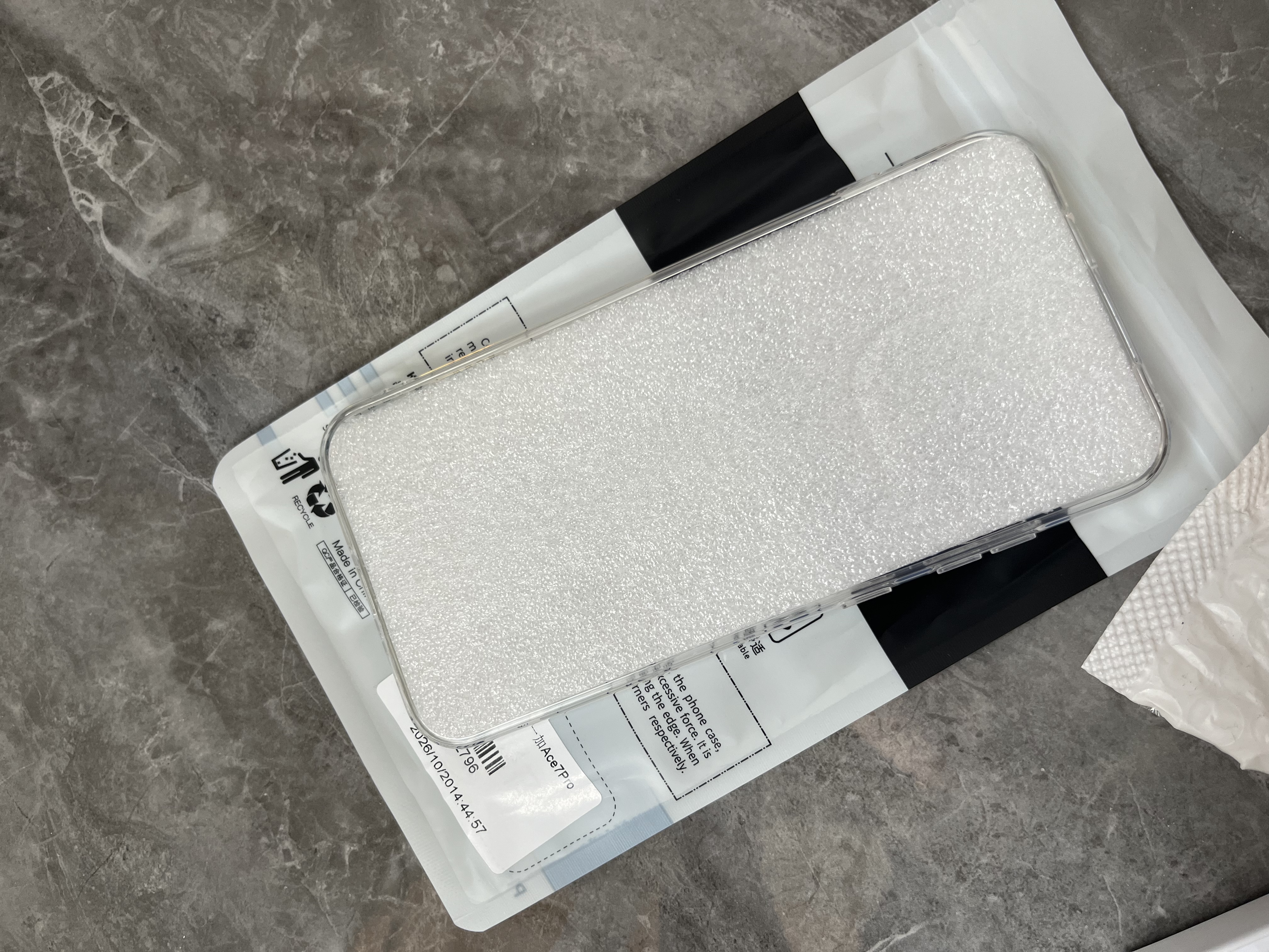 KOOLIFE适用 一加Ace7Pro手机壳保护套 1+OnePlus Ace7Pro手机保护套镜头全包简约透明软壳淡化指纹外背壳 实拍图