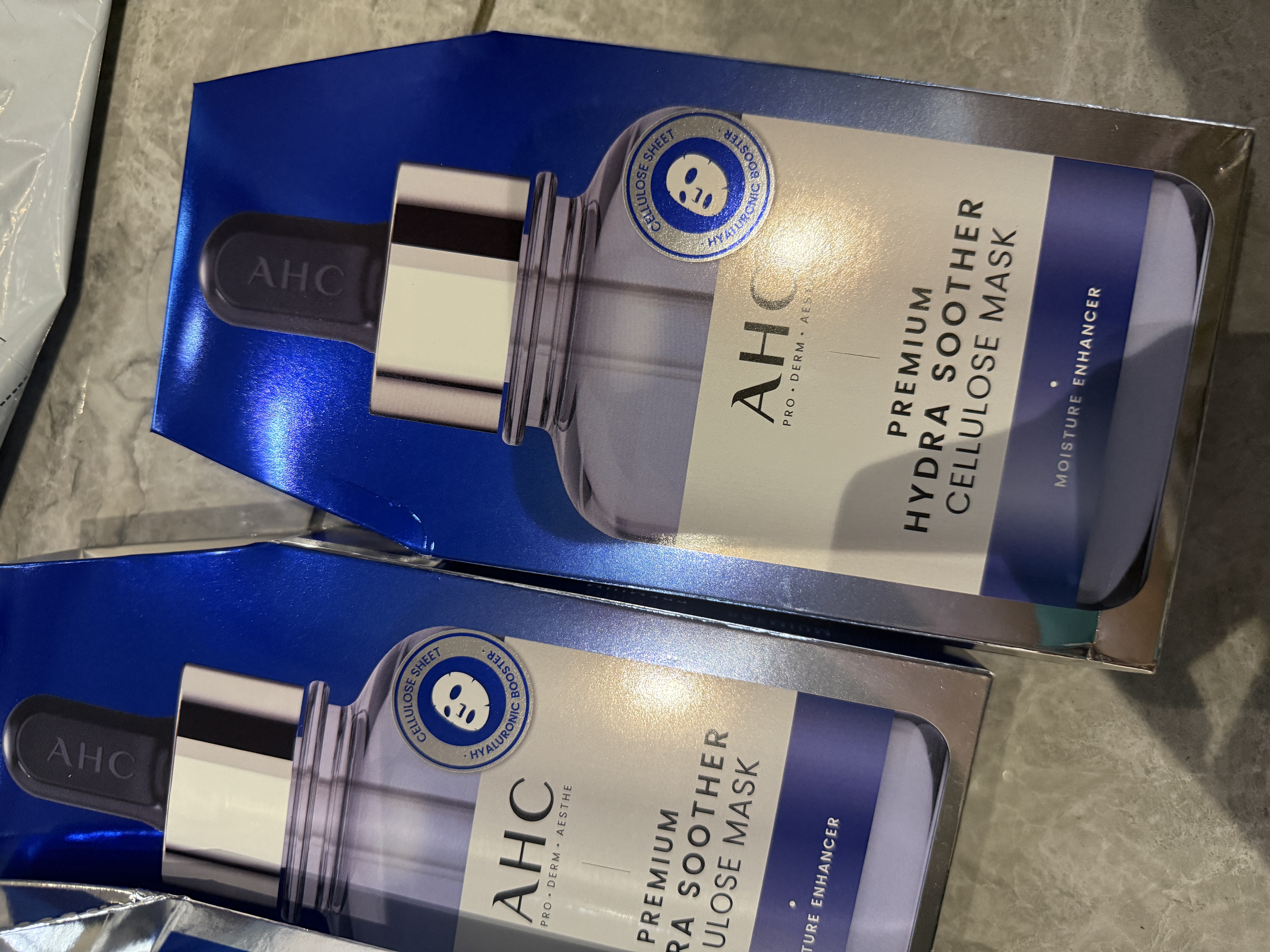 AHC【章昊同款】B5玻尿酸深度补水面膜30片补水保湿护肤品生日礼物 实拍图
