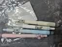 爱好（AIHAO）幸运四叶草旋转解压热可擦静音按动中性笔ST0.5高颜值学生刷题笔练字笔摩易擦笔黑笔4支装 GP46951 实拍图