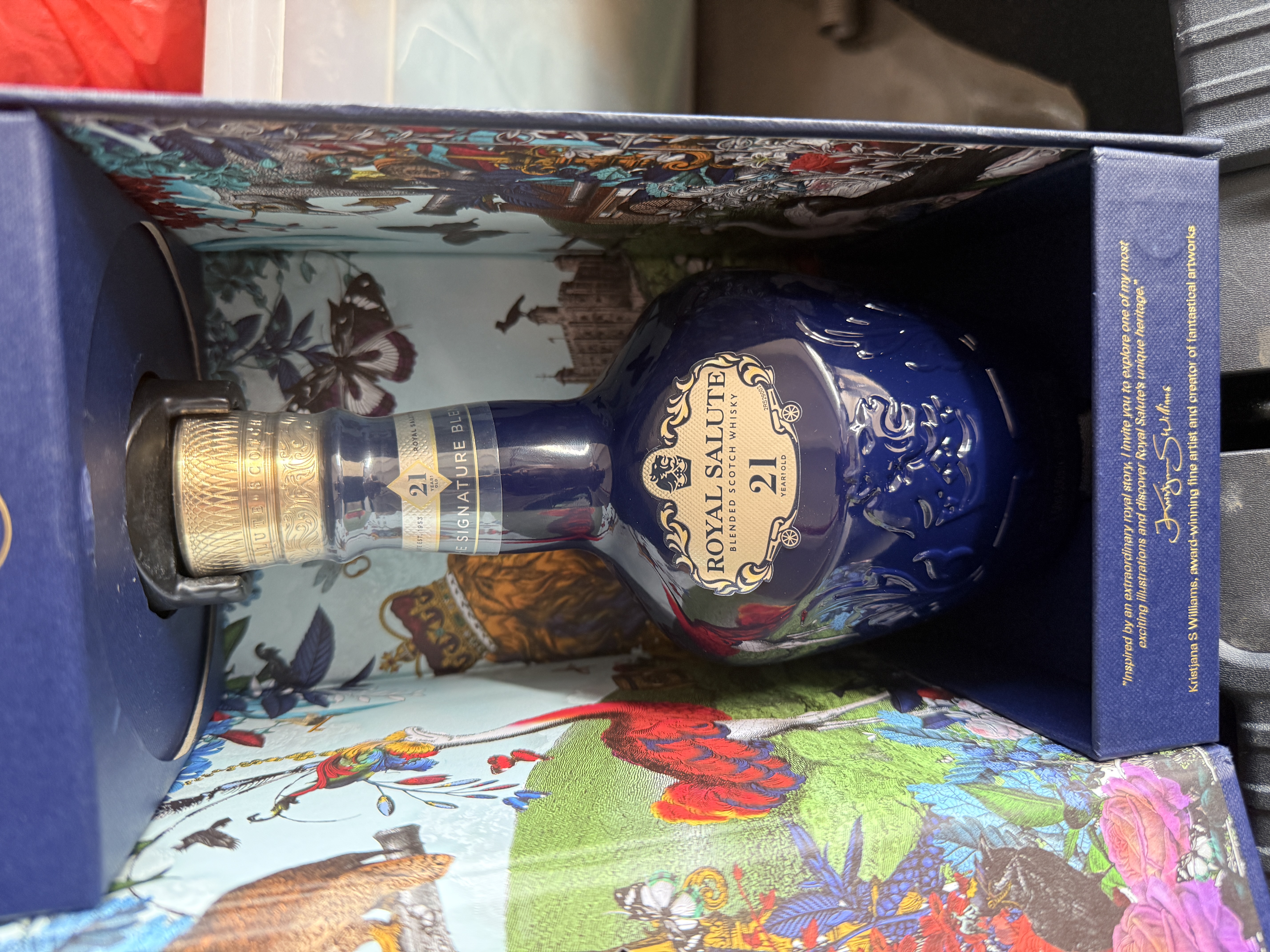 皇家礼炮（Royal Salute）21年 苏格兰 调和型威士忌 洋酒 500ml  金秋献礼 实拍图