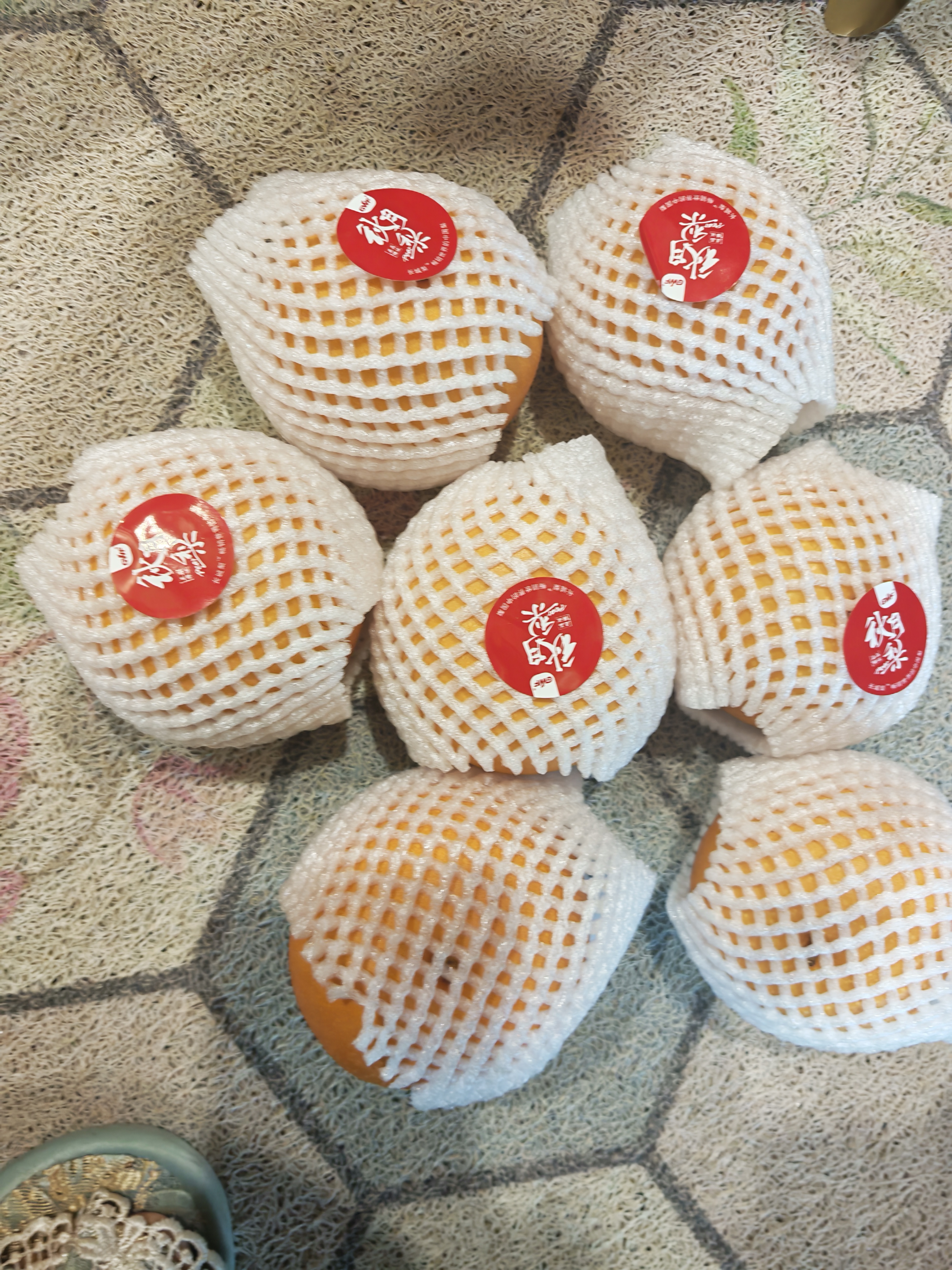 京鲜生长城莱阳冰糖秋月梨净重4.5斤装大果5-7粒单果300g+新鲜水果 实拍图