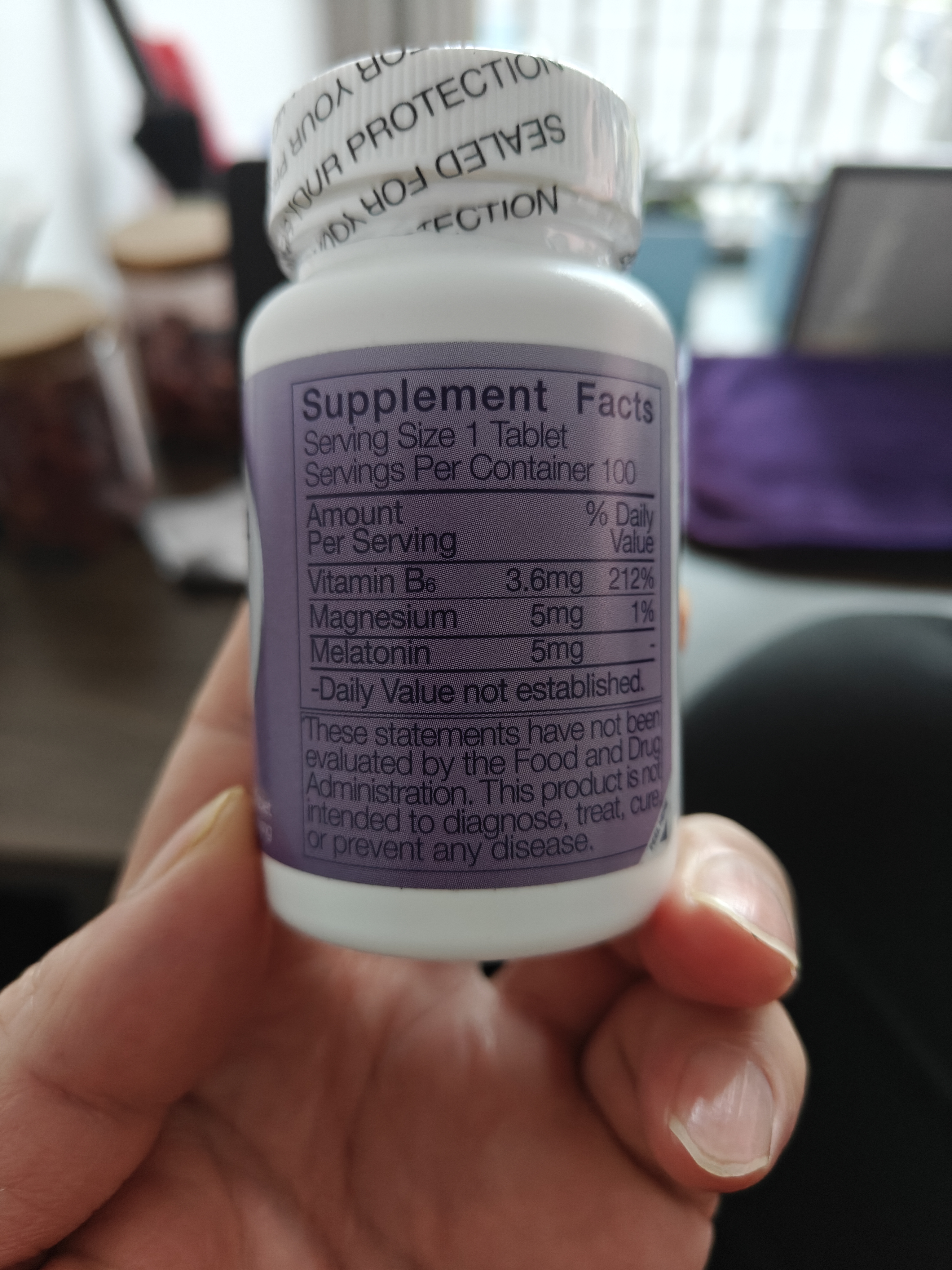J.ZAO京东京造褪黑素双层片100片 维生素B6甘氨酸镁助眠改善睡眠 实拍图