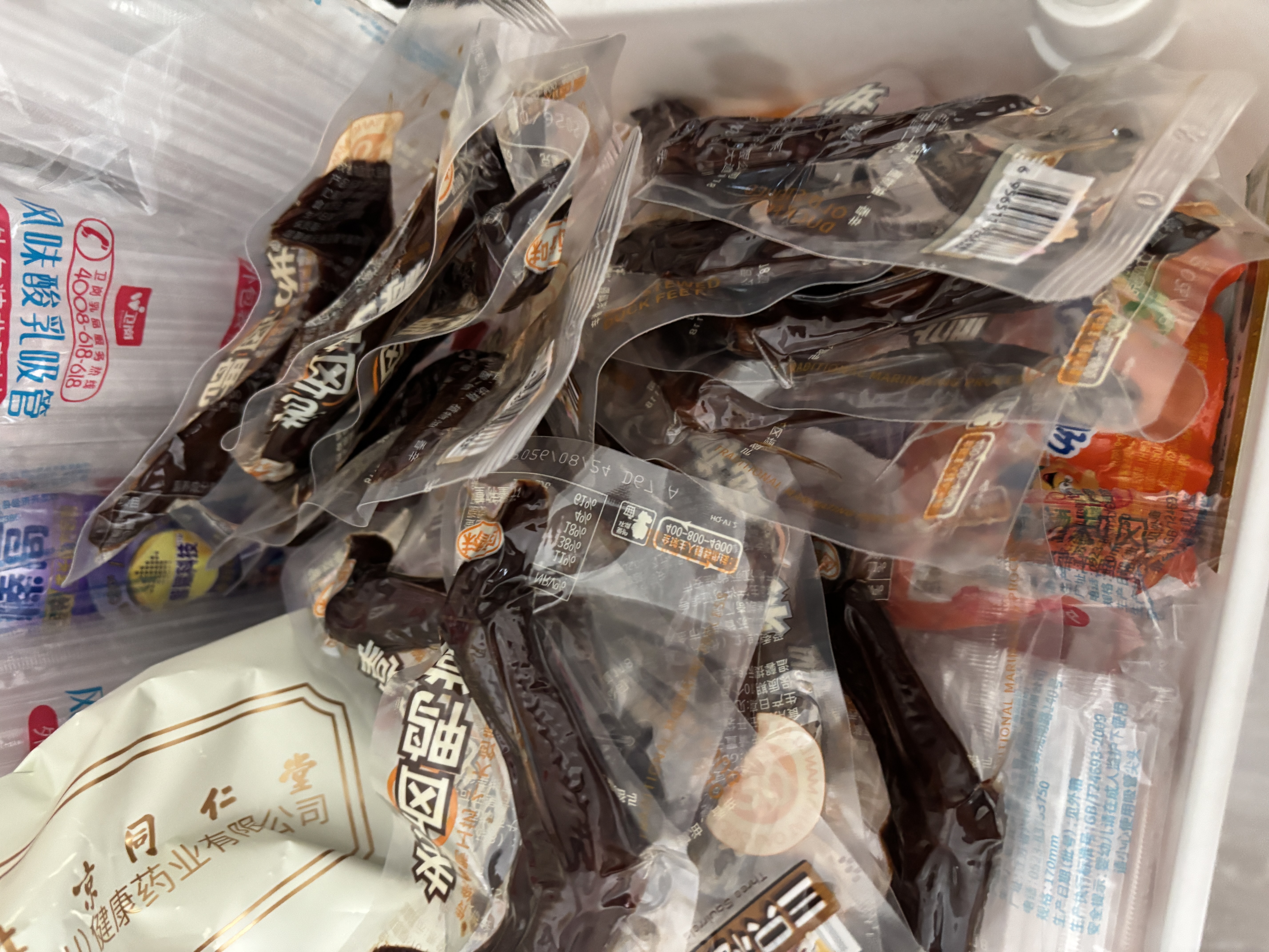 三只松鼠老卤鸭掌计量称重约500g卤香味鸭肉零食鸭爪熟食肉干肉脯 实拍图