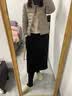MUJI 女式轻量羽绒便携式夹克衫羽绒服短款轻薄女款冬季BDC07C1A 浅米色 S (155/80A) 实拍图