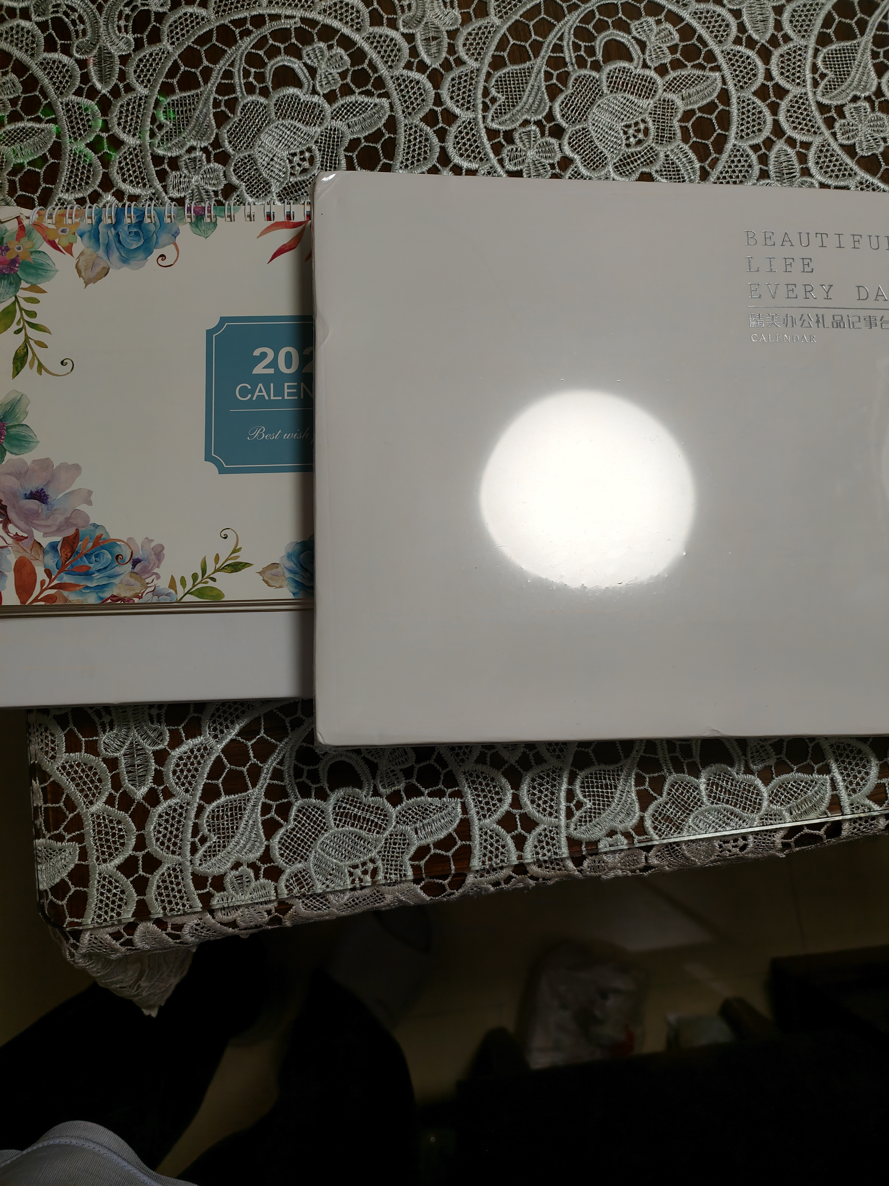 朗捷（longe）台历2027年日历羊年月历大格子书写计划本式年历简约办公桌面日历摆件桌历送员工客户伴手礼可定制 百花齐放（当月+27全年） 实拍图