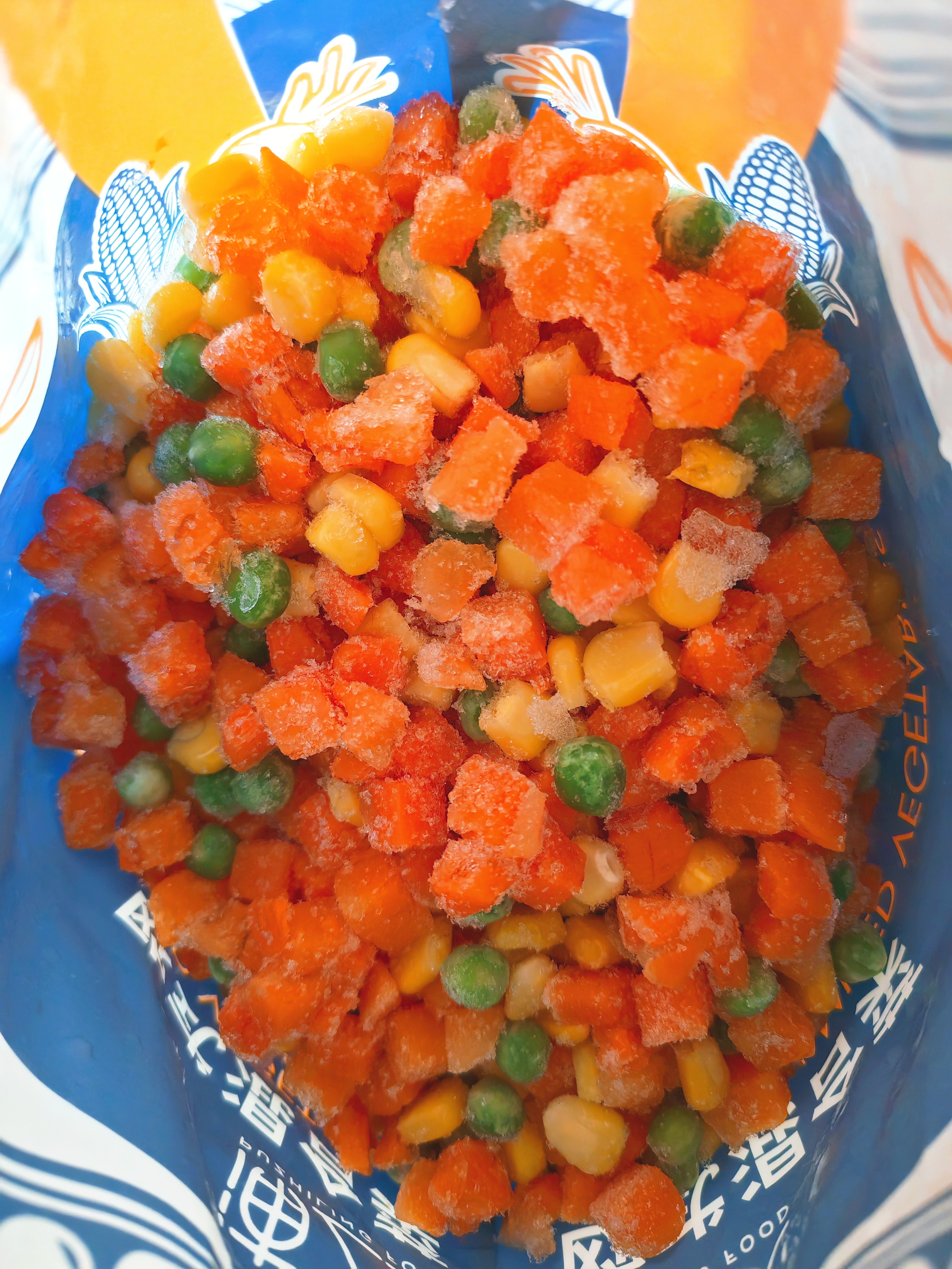 浦之灵欧式混合杂菜2kg 水果玉米粒 甜青豆豌豆仁 加热即食餐饮冷冻蔬菜 实拍图