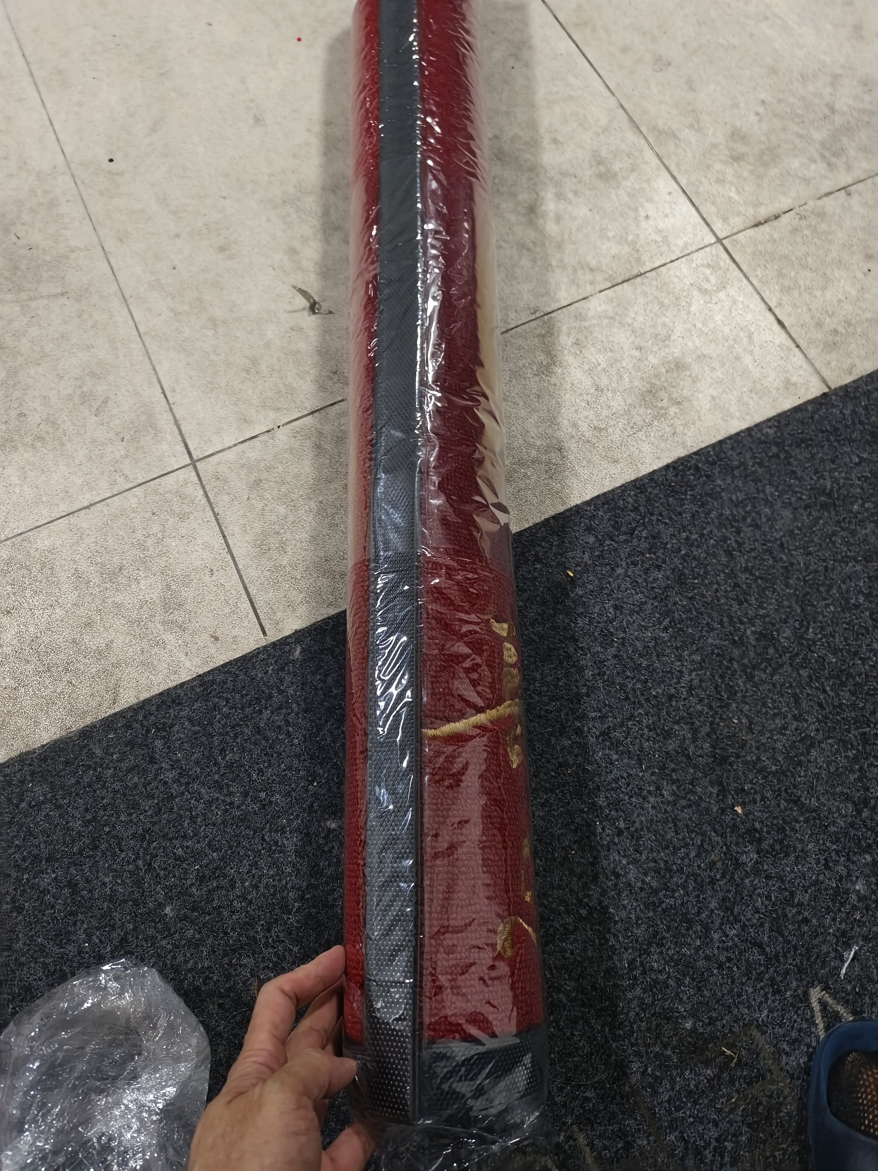 丰亮地垫入户门口脚踏垫高端进门地毯门内轻奢高级感红色乔迁门外垫子 实拍图
