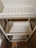 宜家（IKEA）维灰恩多层置物架夹缝架卫生间浴室家用收纳架搁架单元角架 白色37x23x70 实拍图