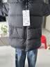 保姆鹅 儿童羽绒服宝宝短款加厚白鸭绒外套男童女童保暖防风冬[NG2637] 黑 140 实拍图