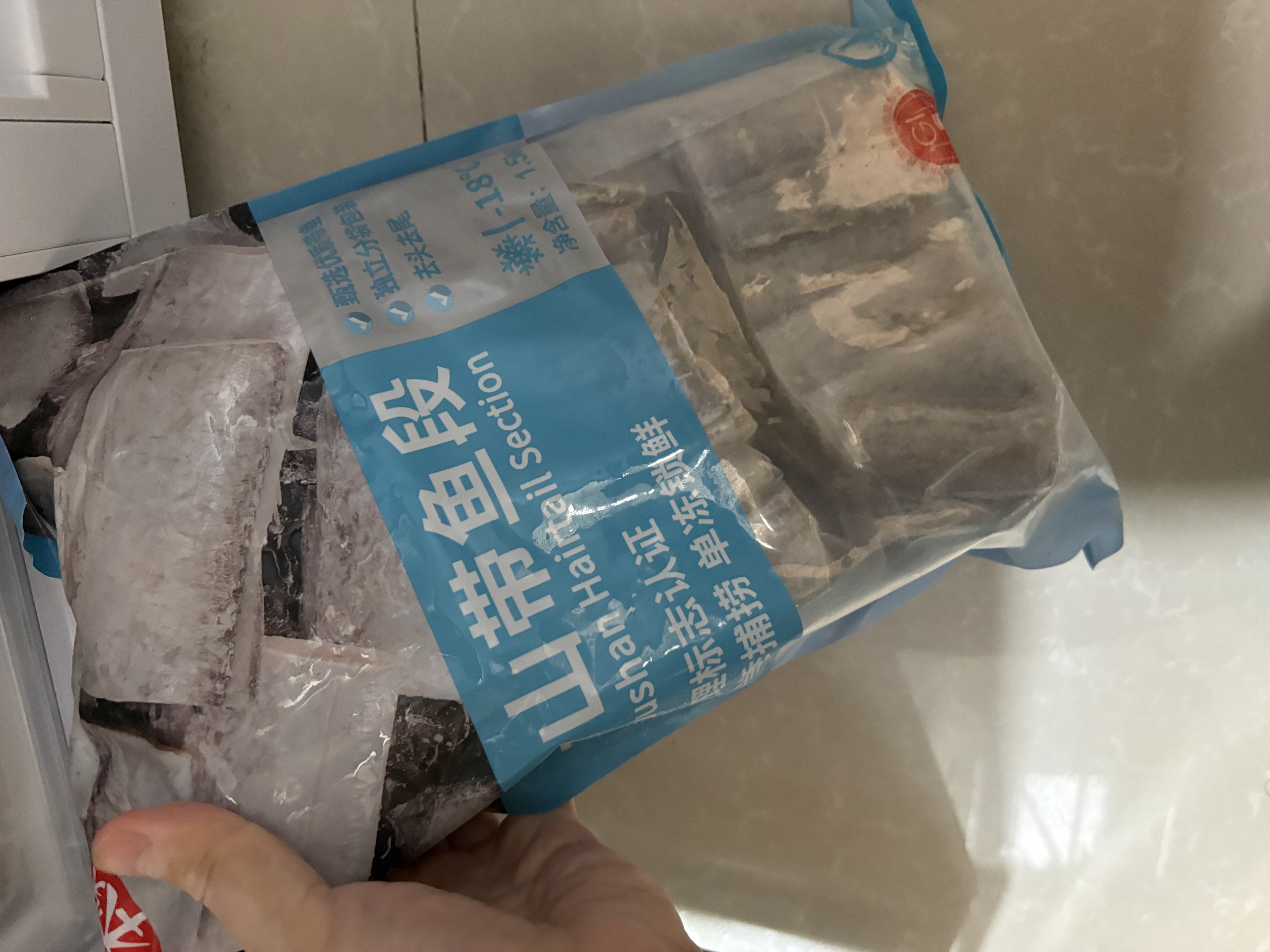 纯色本味冷冻舟山带鱼段去头去尾净重3斤烧烤地标产品生鲜食材开海季 实拍图