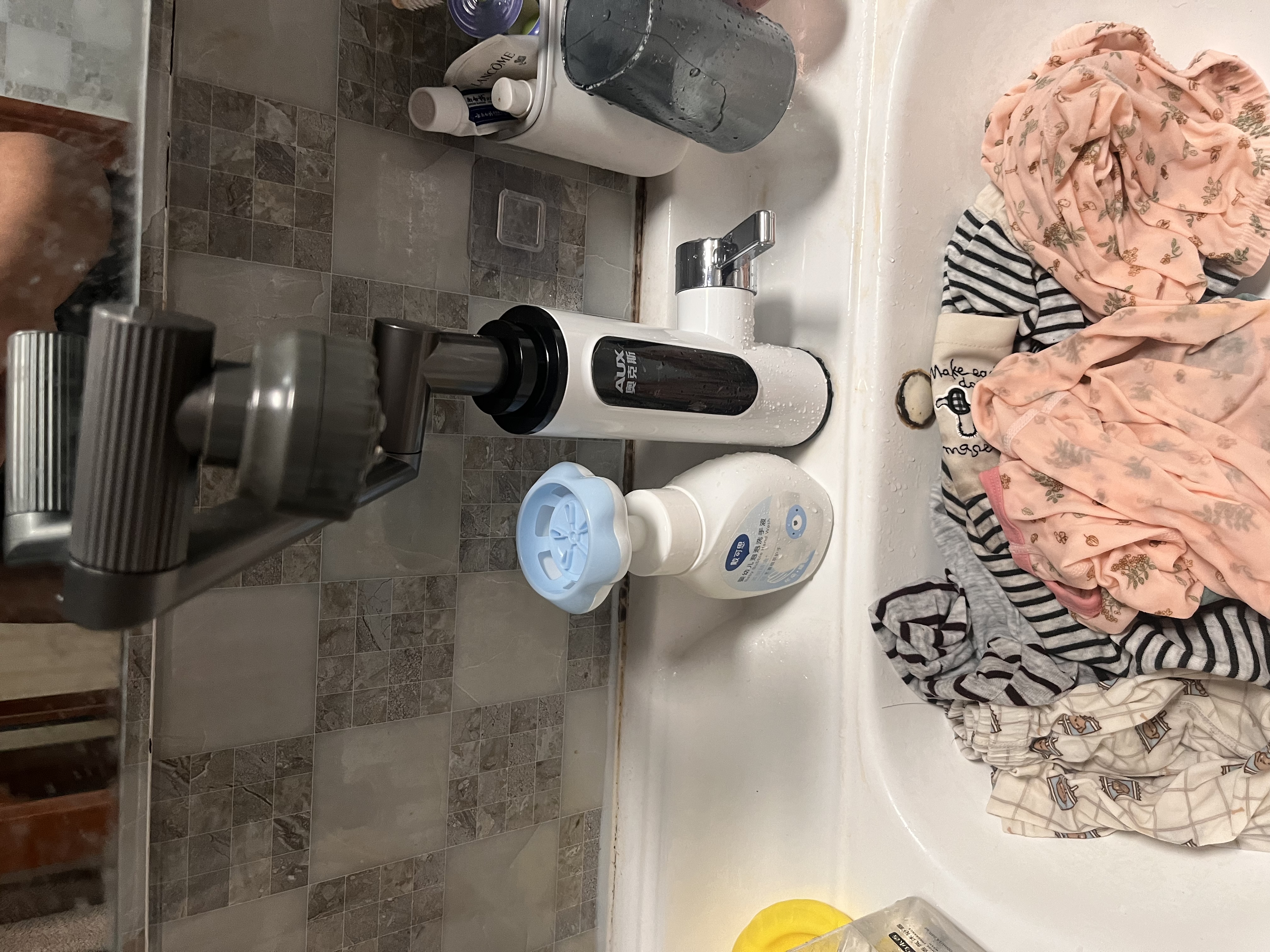 奥克斯电热水龙头即热式速热电加热水龙头加热器变频恒温厨房宝阳台家用热水器 实拍图