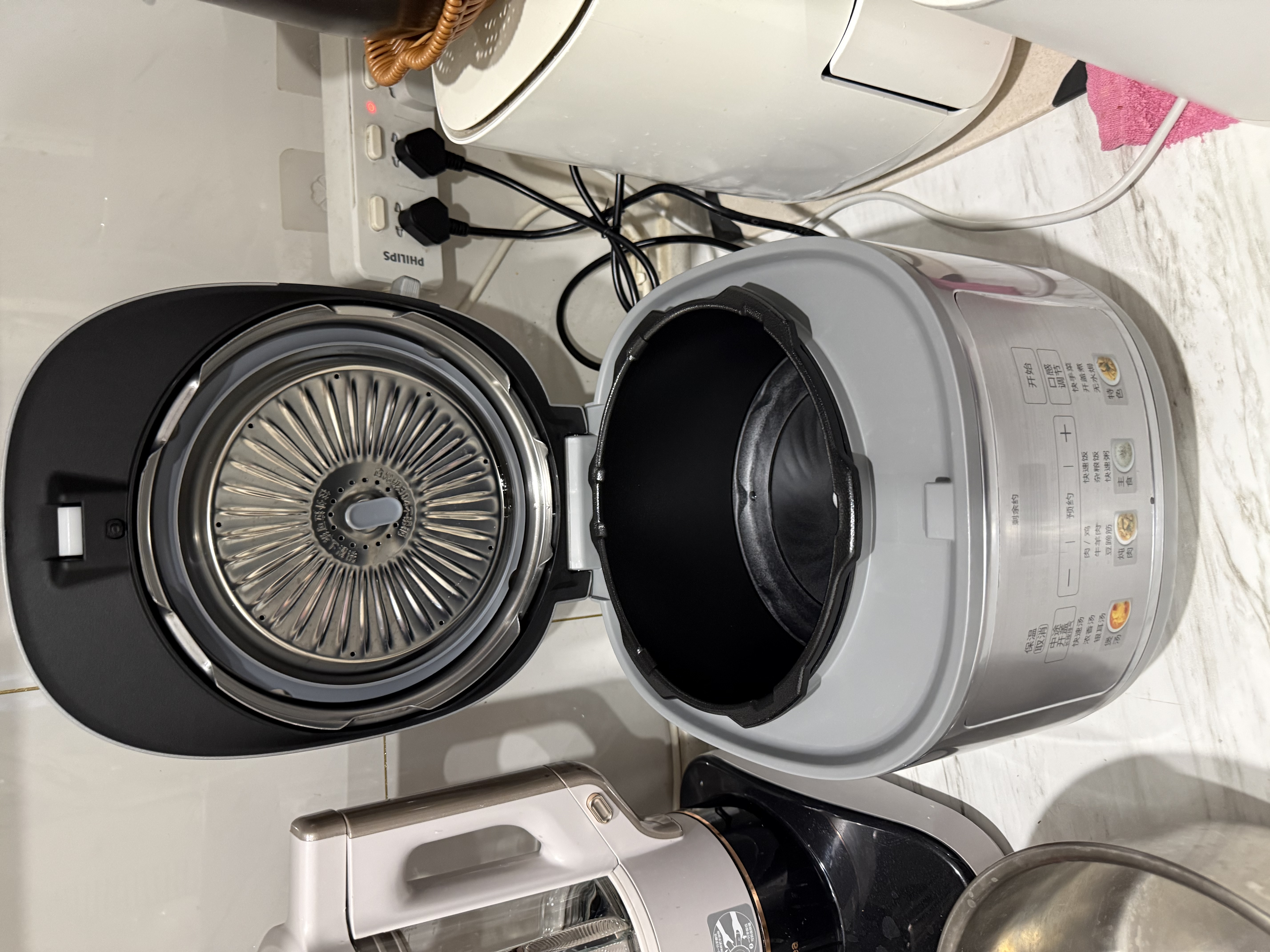 美的（Midea）IH加热大鸭梨AI智能120kPa电压力锅晶钛0涂层高压锅5L多功能新款电饭煲家用4-6人智能预约MY-S6 实拍图