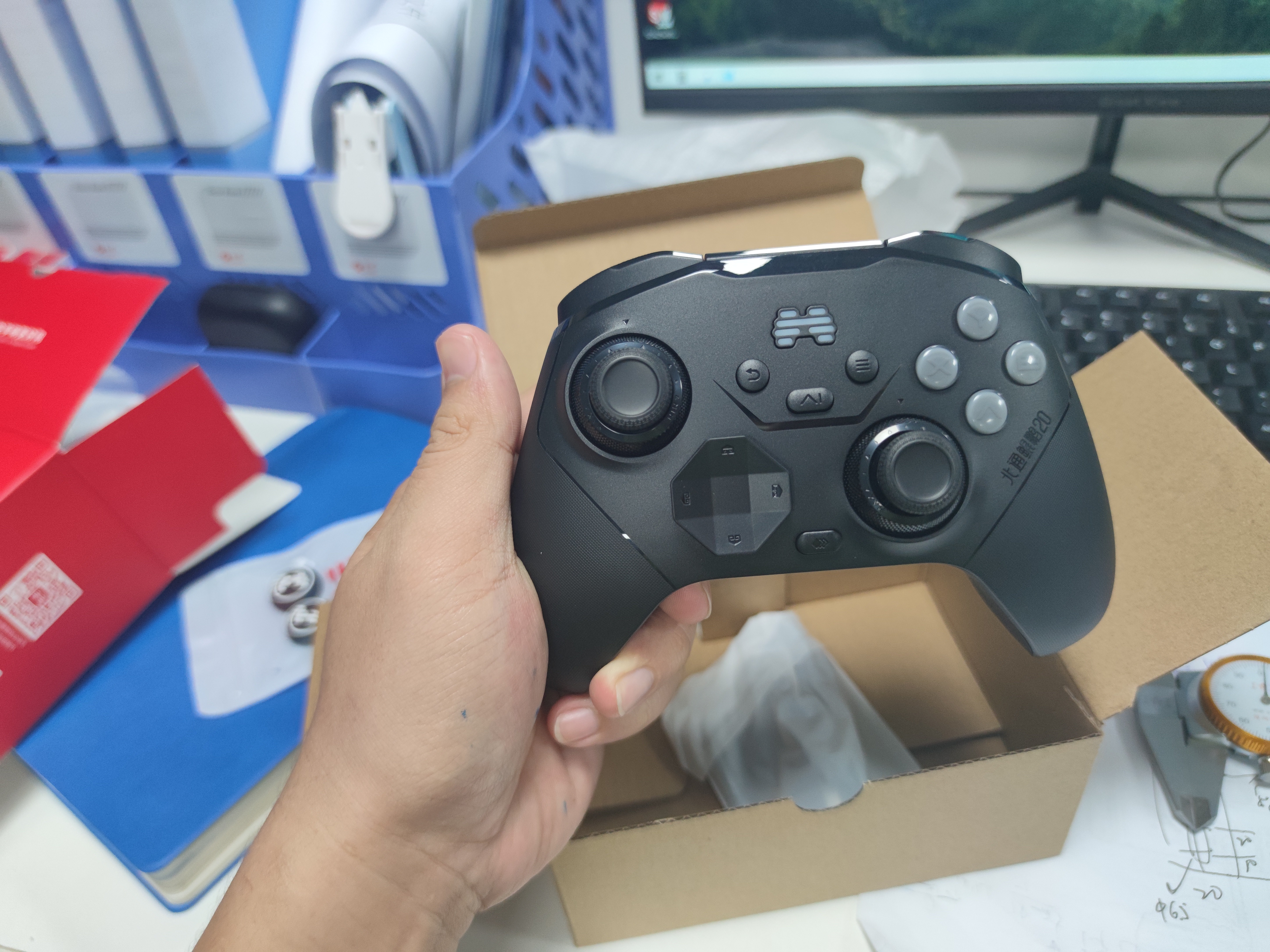 北通鲲鹏20游戏手柄AI智控无线蓝牙可调摇杆xbox类电脑PC手机steam体感宏switch2影之刃零伊莫 精英版 实拍图