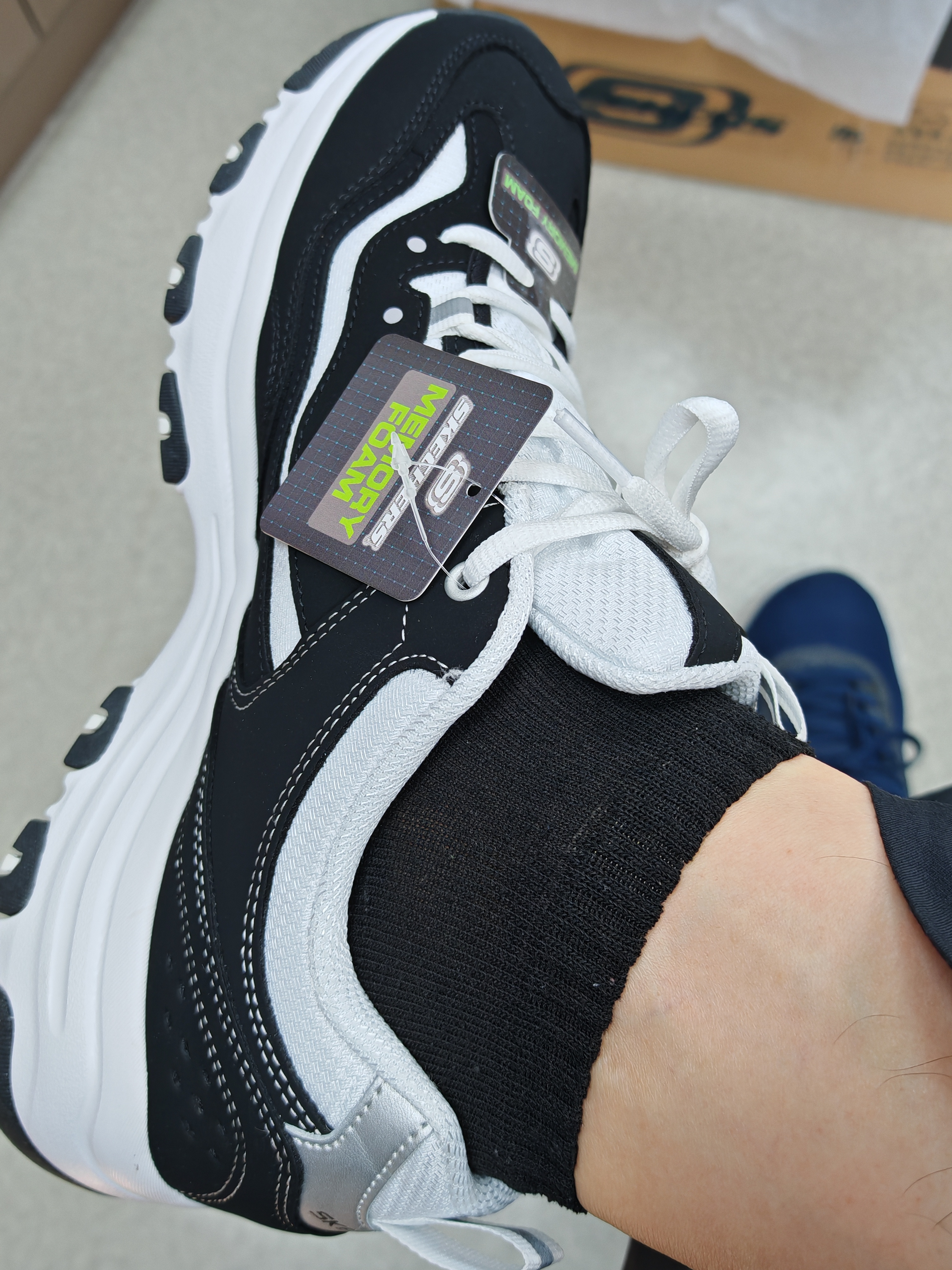 斯凯奇（Skechers）商务鞋男士秋季宽楦休闲鞋软底减震百搭通勤工作鞋男鞋77156 实拍图