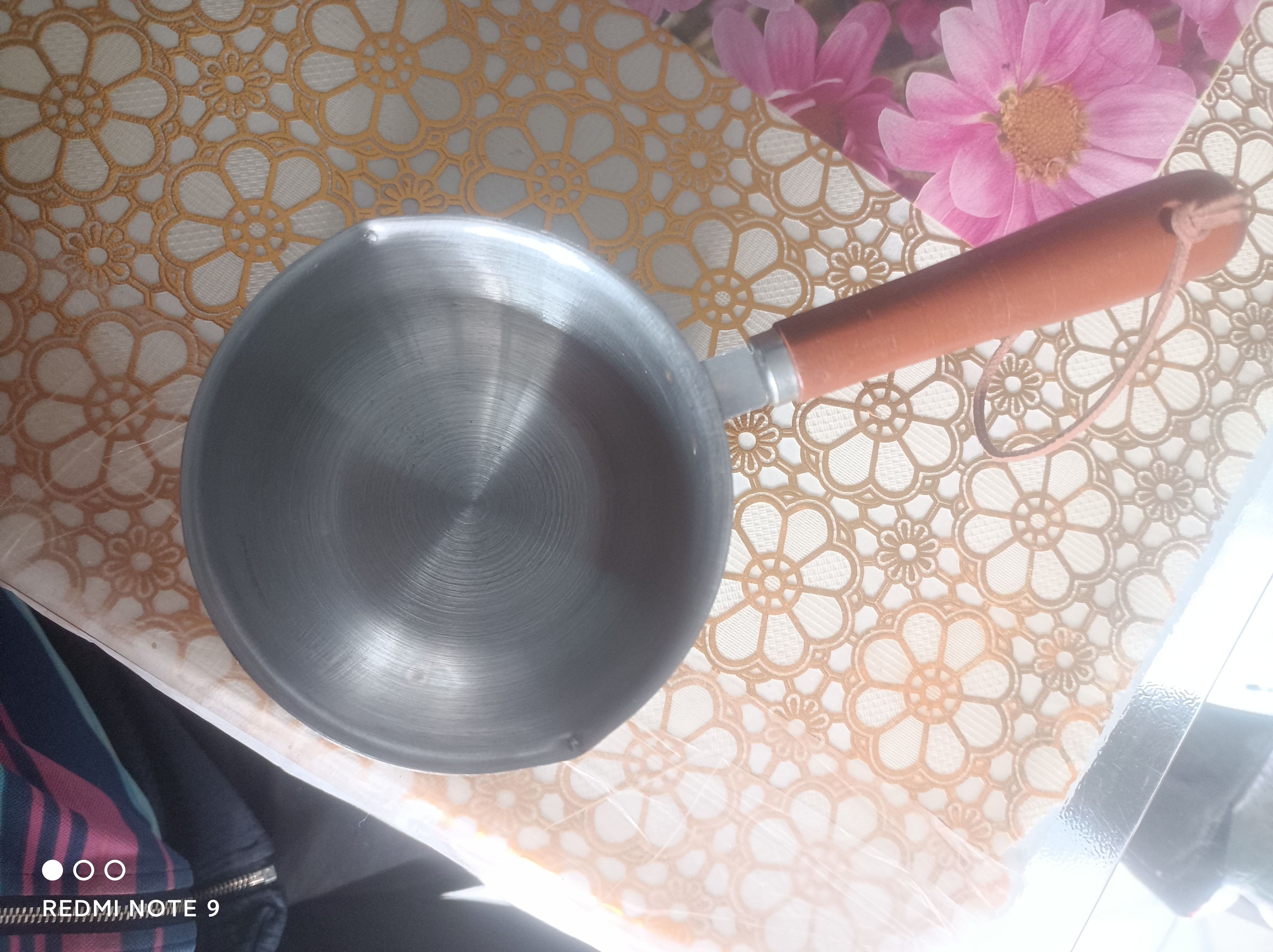 热油小锅泼油锅加厚不锈钢木柄防烫带刻度双倒流口不挂油无涂层 【木柄】爆款300ml 实拍图
