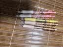 晨光（M&G）文具中性笔K35按动0.5黑色速干ST头签字笔学生考试刷题水笔LINE FRIENDS系列5支装 实拍图