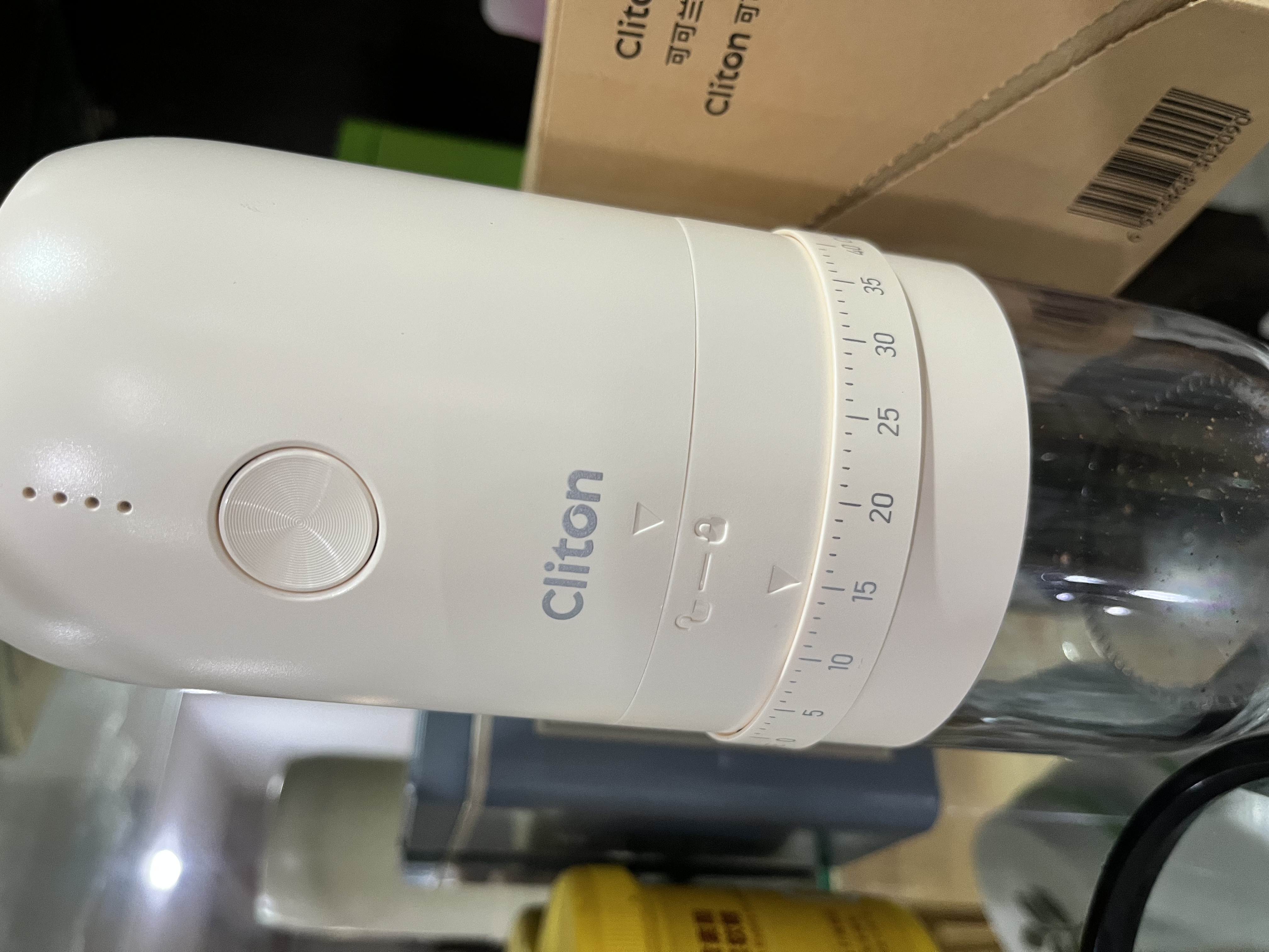 CLITON电动咖啡磨豆机 外调档咖啡豆研磨机便携手冲手磨咖啡机磨粉机 实拍图