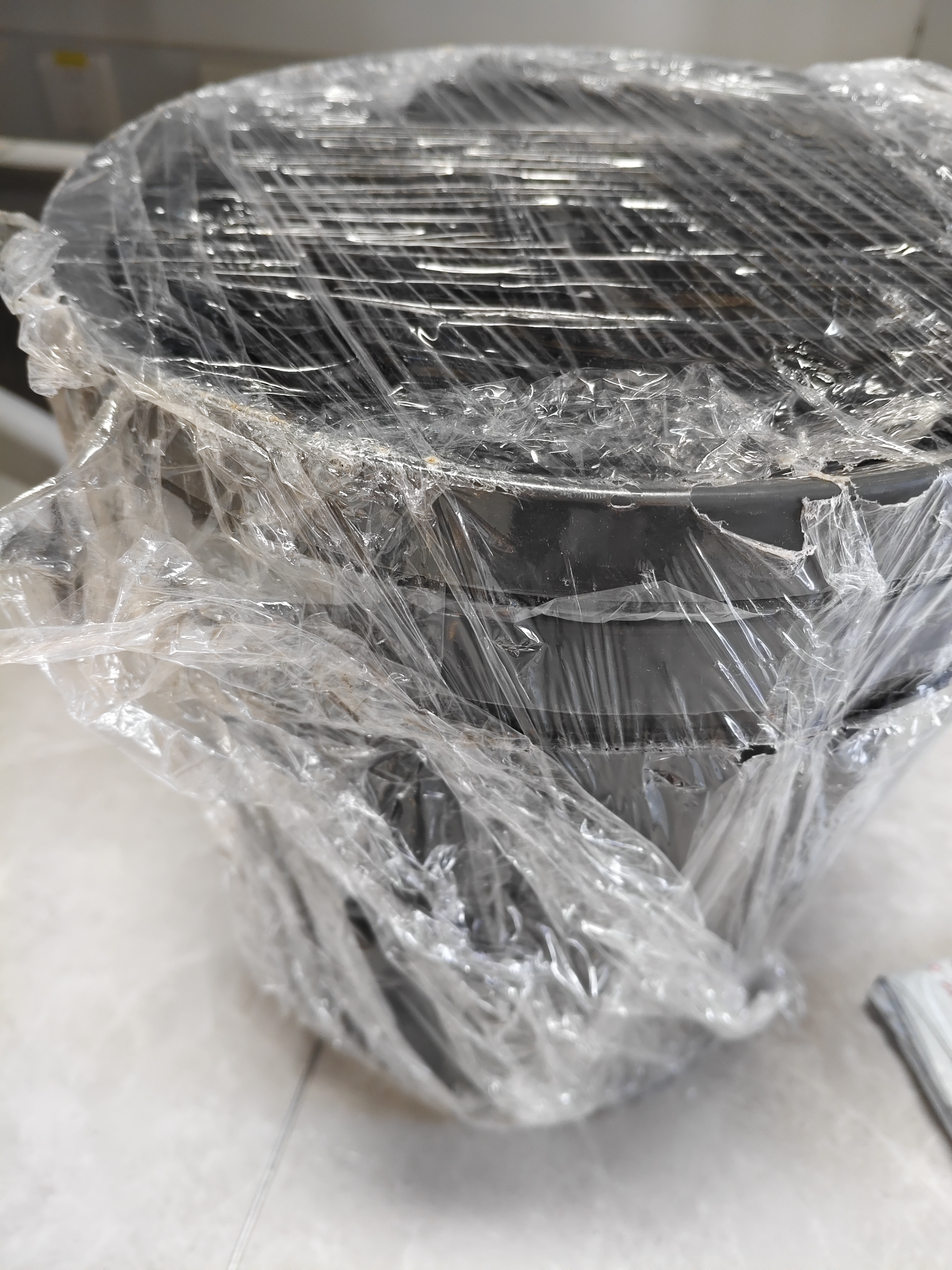五月花压圈垃圾桶家用11L大容量黑色加厚桶身厨房厕所宿舍办公室垃圾桶 实拍图