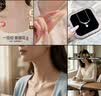 唯一（Winy）一克拉莫桑石紫藤花999纯银项链女款2026新款吊坠礼物送女友 实拍图