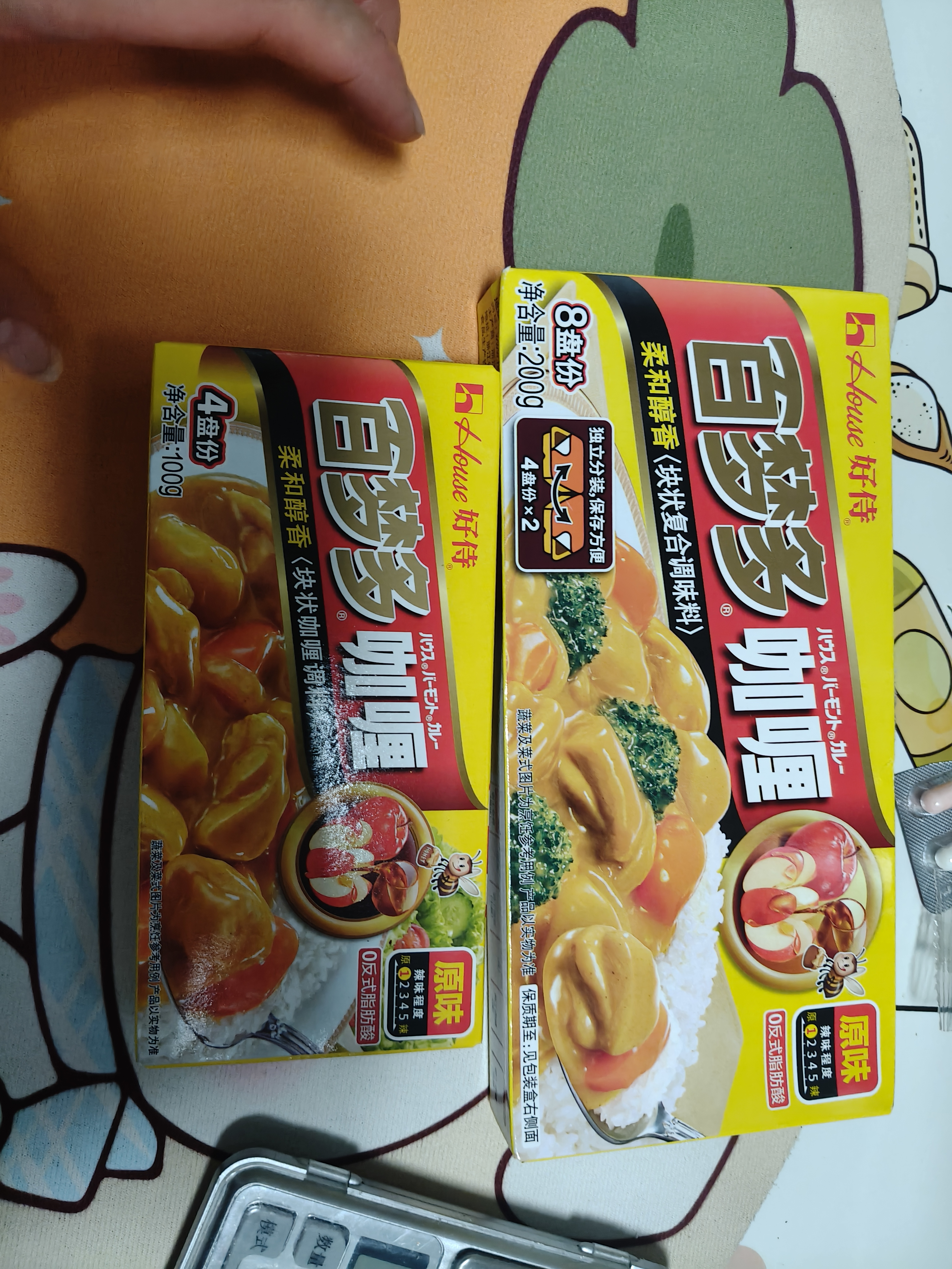 好侍（HOUSE）百梦多咖喱块 原味 100g/盒 日式块状咖喱调味料  2-4人份 实拍图