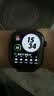 Apple/苹果 Watch Series 12 智能手表GPS款46毫米黑色铝金属表壳黑色运动型表带M/L MJFH4CH/B 实拍图