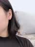 芯奢s999纯银针莫比乌斯耳环女2026年新款轻奢耳钉简约高级感耳圈耳坠 999银针一对装+礼盒包装 实拍图