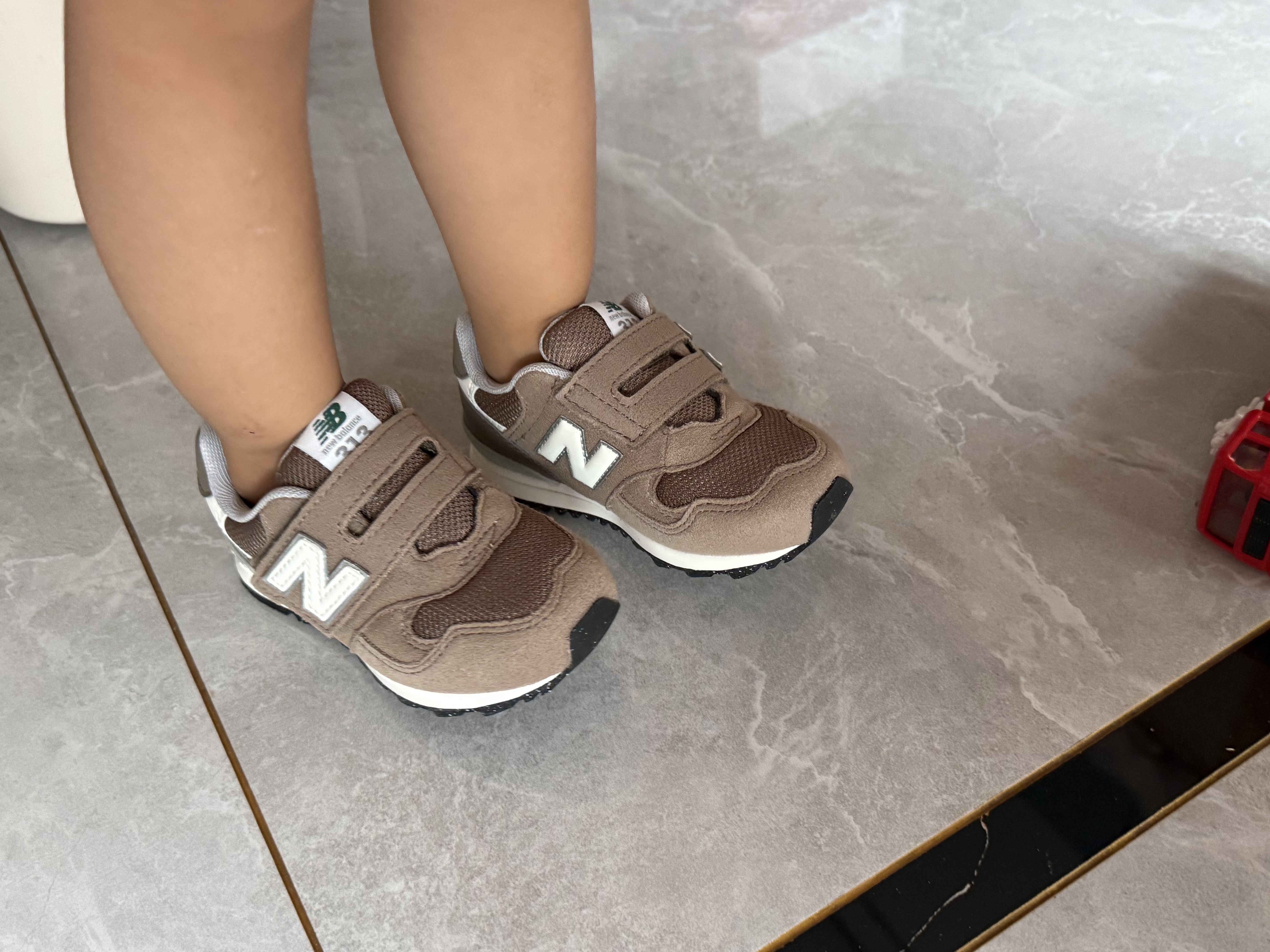 NEW BALANCE小童鞋 男女童秋季透气舒适魔术贴学步鞋313 晒单实拍图